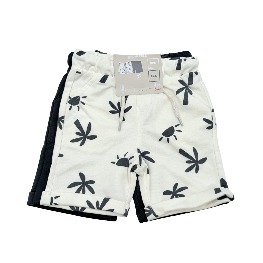 Lot de 2 shorts – 18 mois