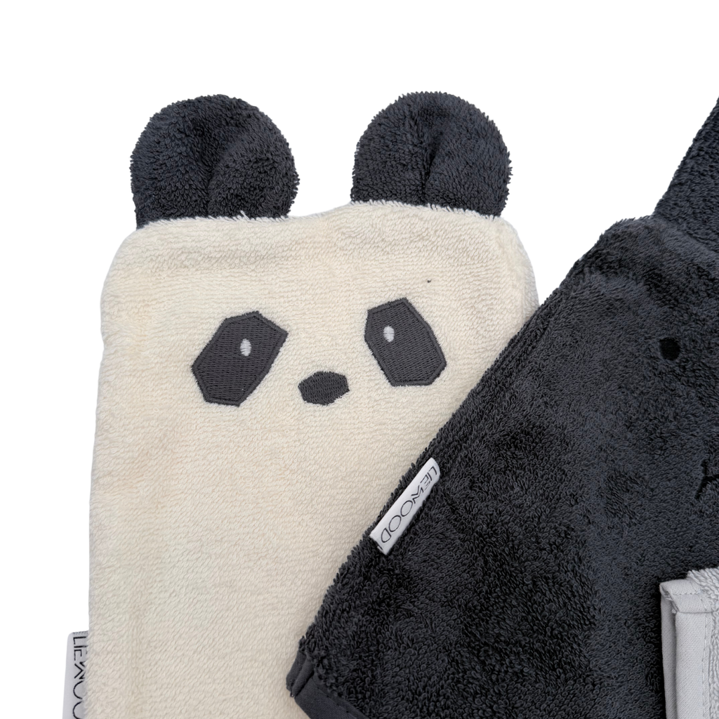 Lot de 3 gants de toilette animaux pour bébé