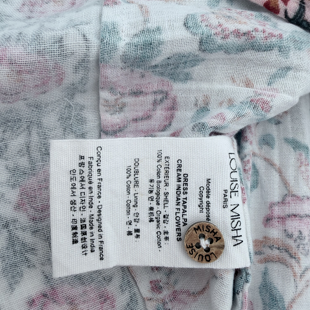 Robe sans manches fleurie — 9 mois
