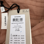 Blouse marron — 6-9 mois