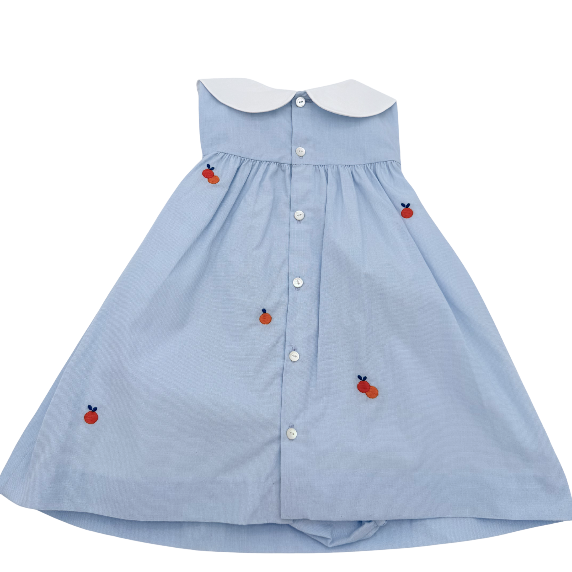 Robe chasuble bleue — 12 mois