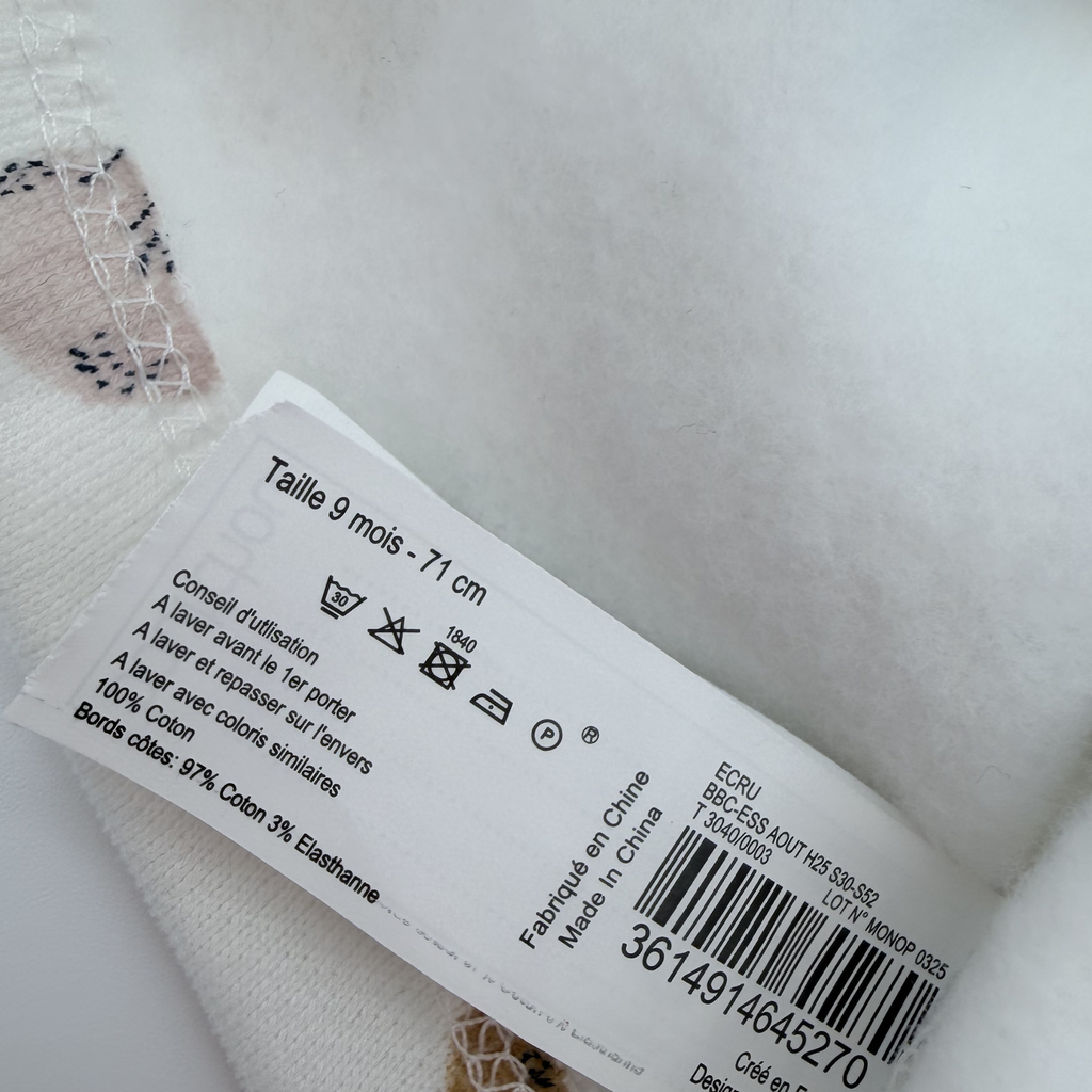Sweat imprimé lapins — 9 mois