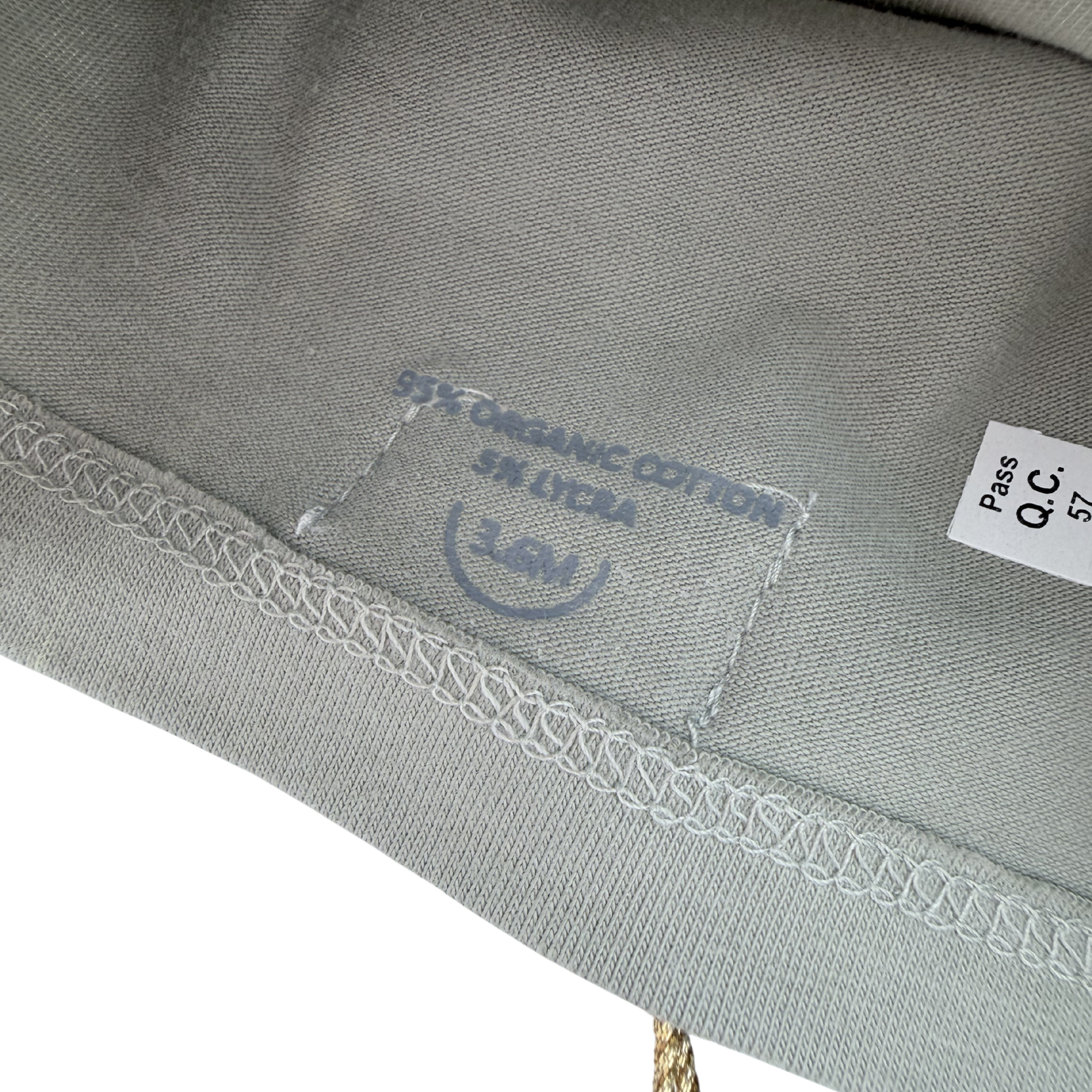 Bonnet bébé vert sauge — 3-6 mois