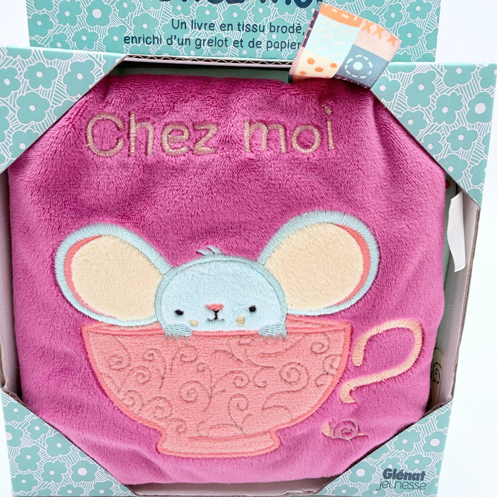 Livre tissu bébé Chez moi !