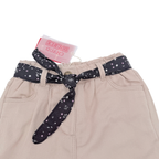 Pantalon beige avec ceinture fleurie – 24 mois