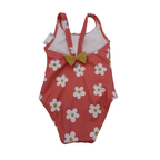 Maillot de bain corail imprimé fleurs — 24 mois