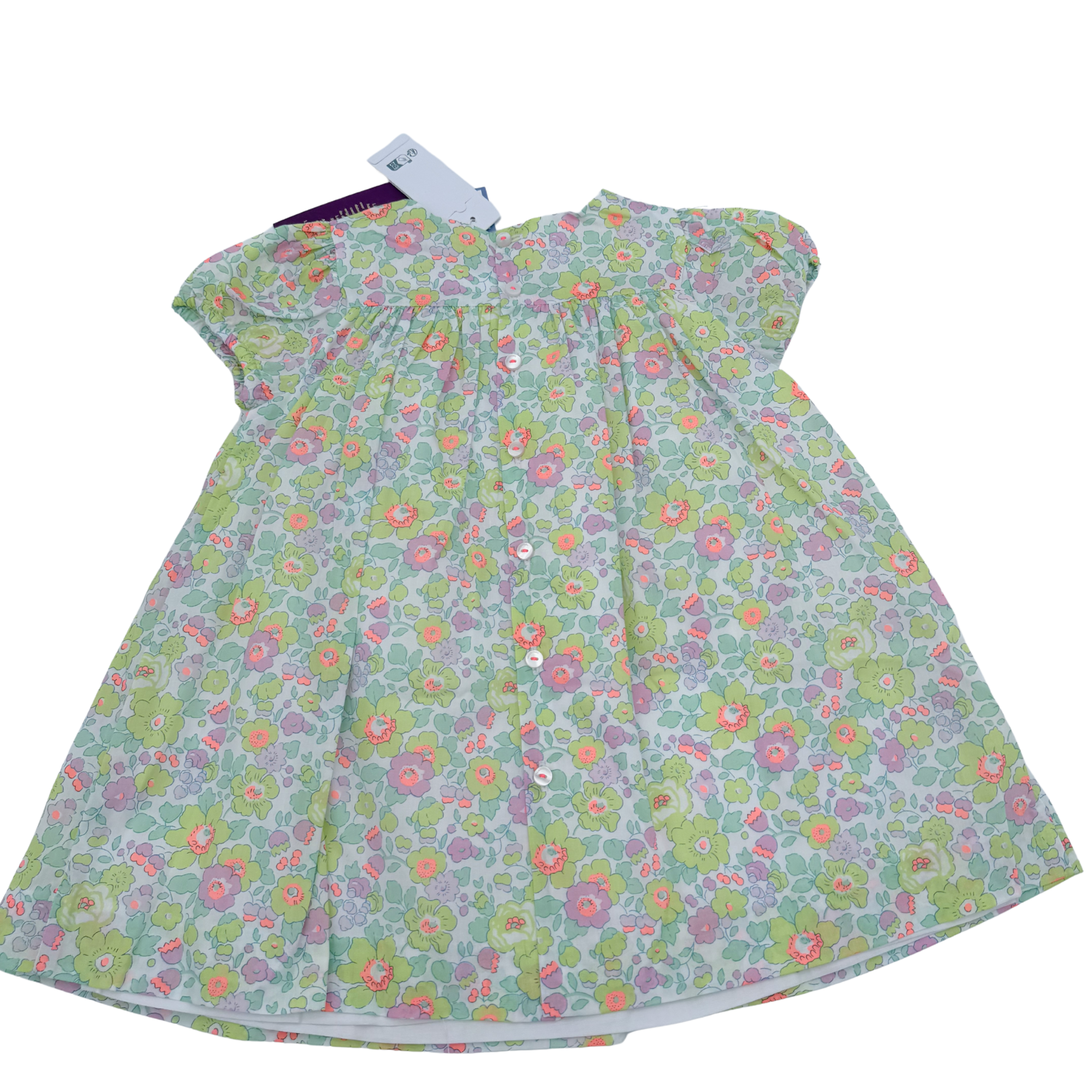 Robe verte liberty — 18 mois