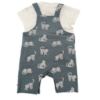 Ensemble salopette t-shirt - 3 mois