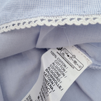 Robe bébé brodée bleu ciel — 9 mois