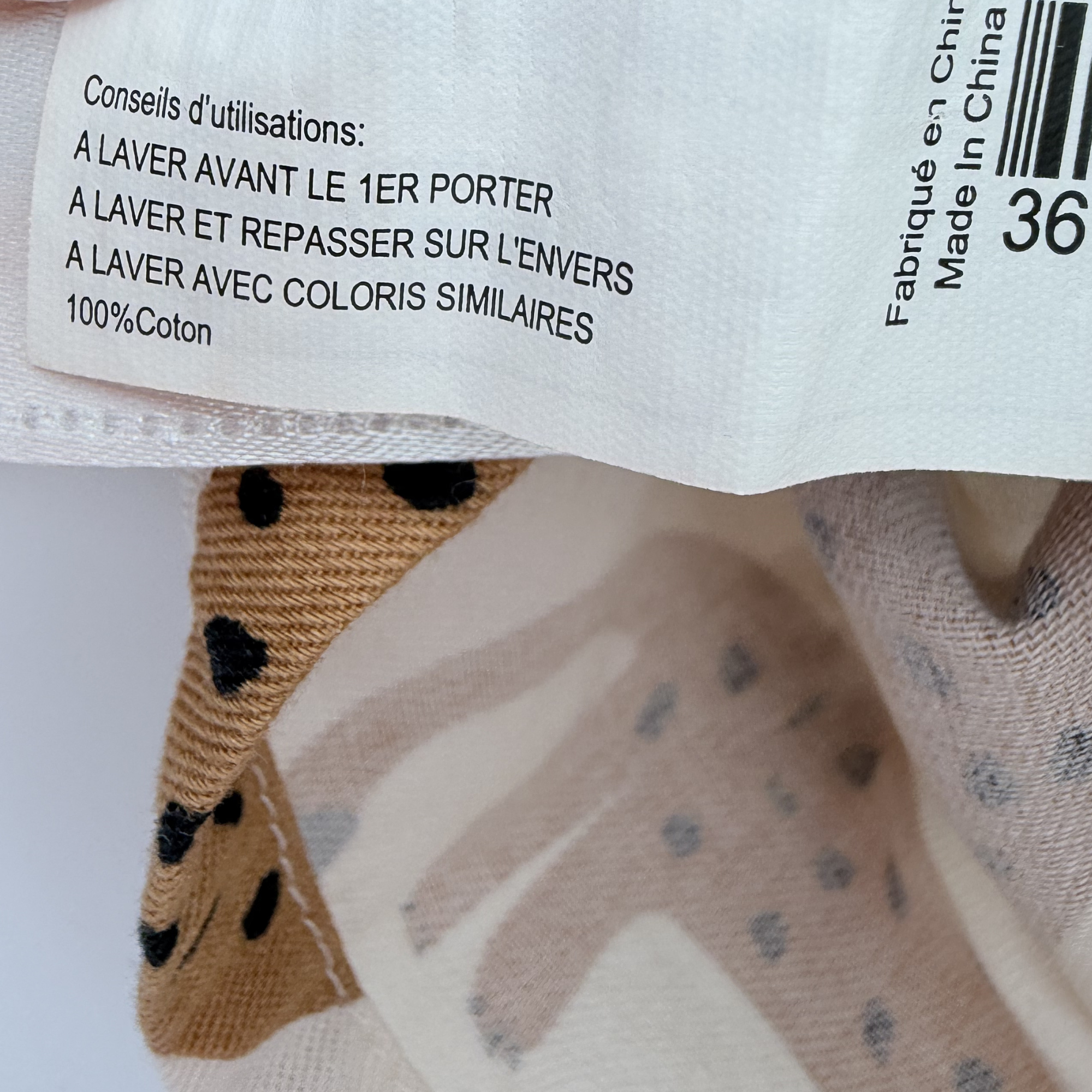 Salopette courte imprimé léopards — 9 mois