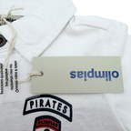 Polo blanc imprimé pirate — 6 mois