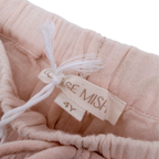 Short fluide rose poudré à dentelle — 4 ans