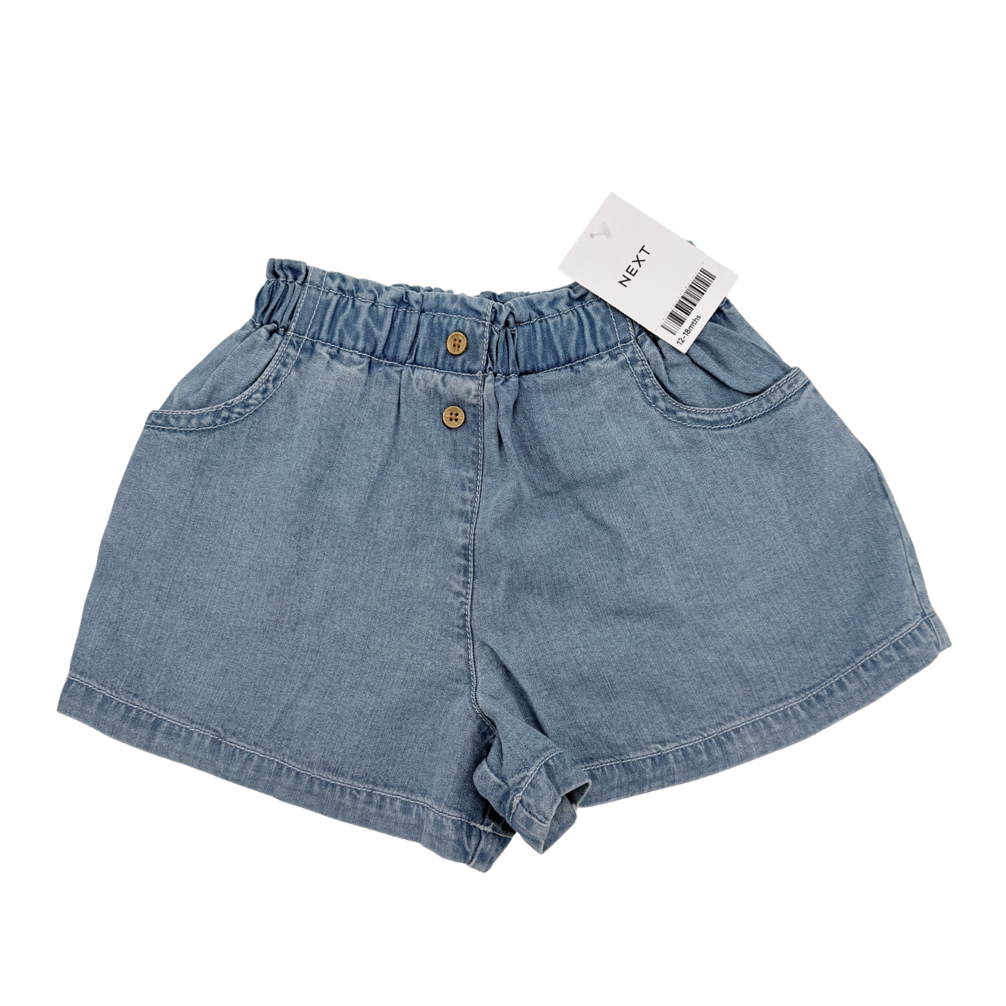Short en jean léger — 12-18 mois