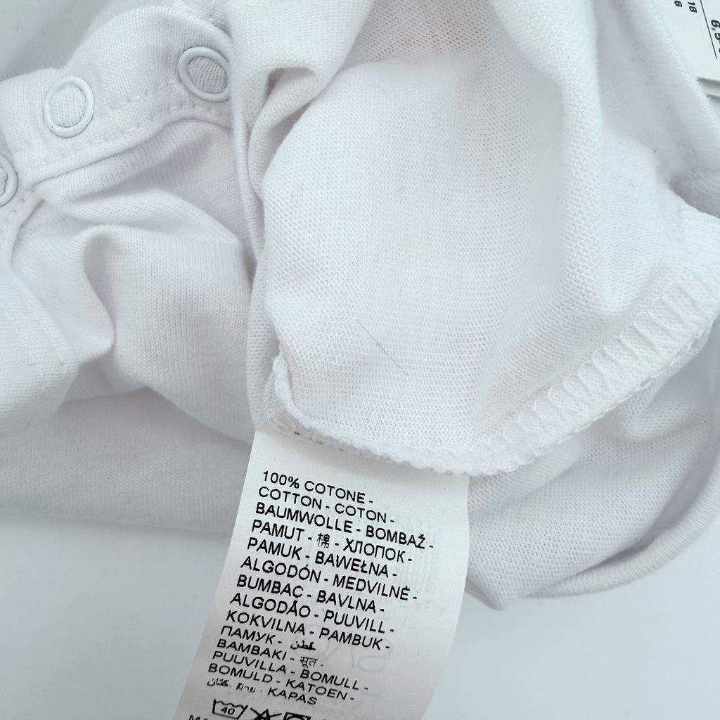 Lot de 2 bodies sans manches Tigre — 6 mois
