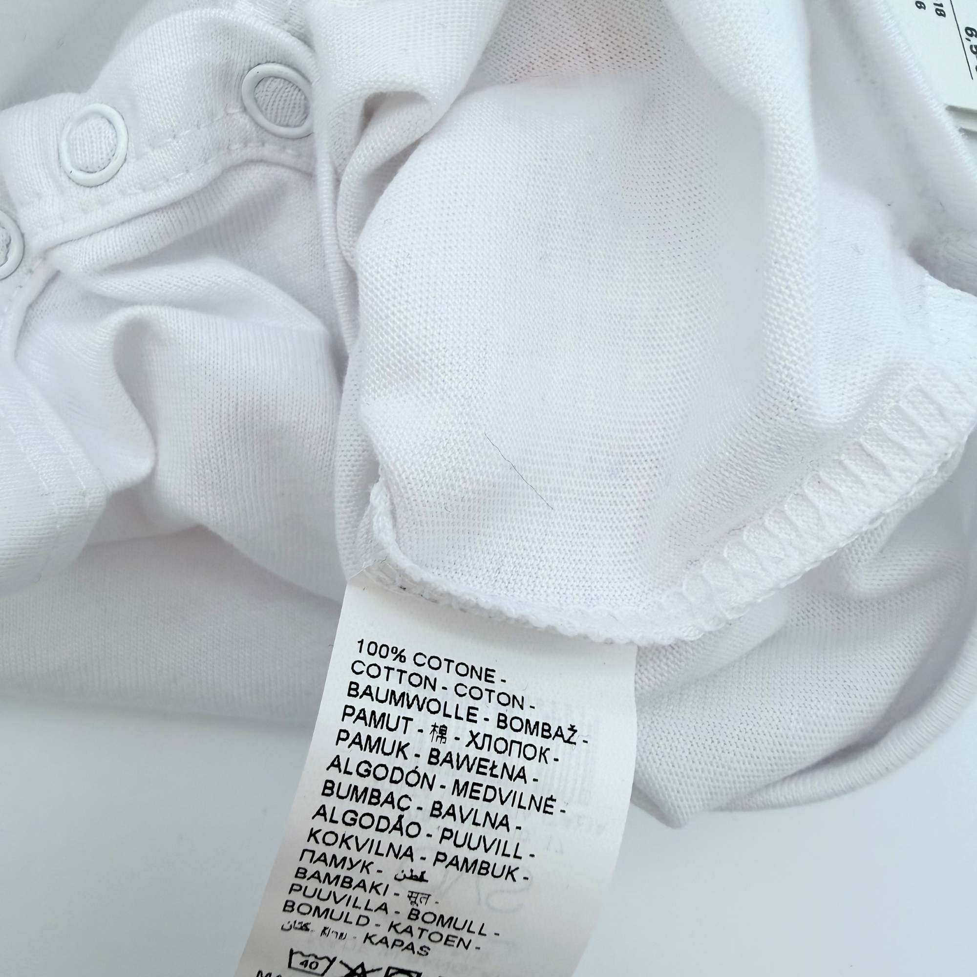 Lot de 2 bodies sans manches Tigre — 6 mois