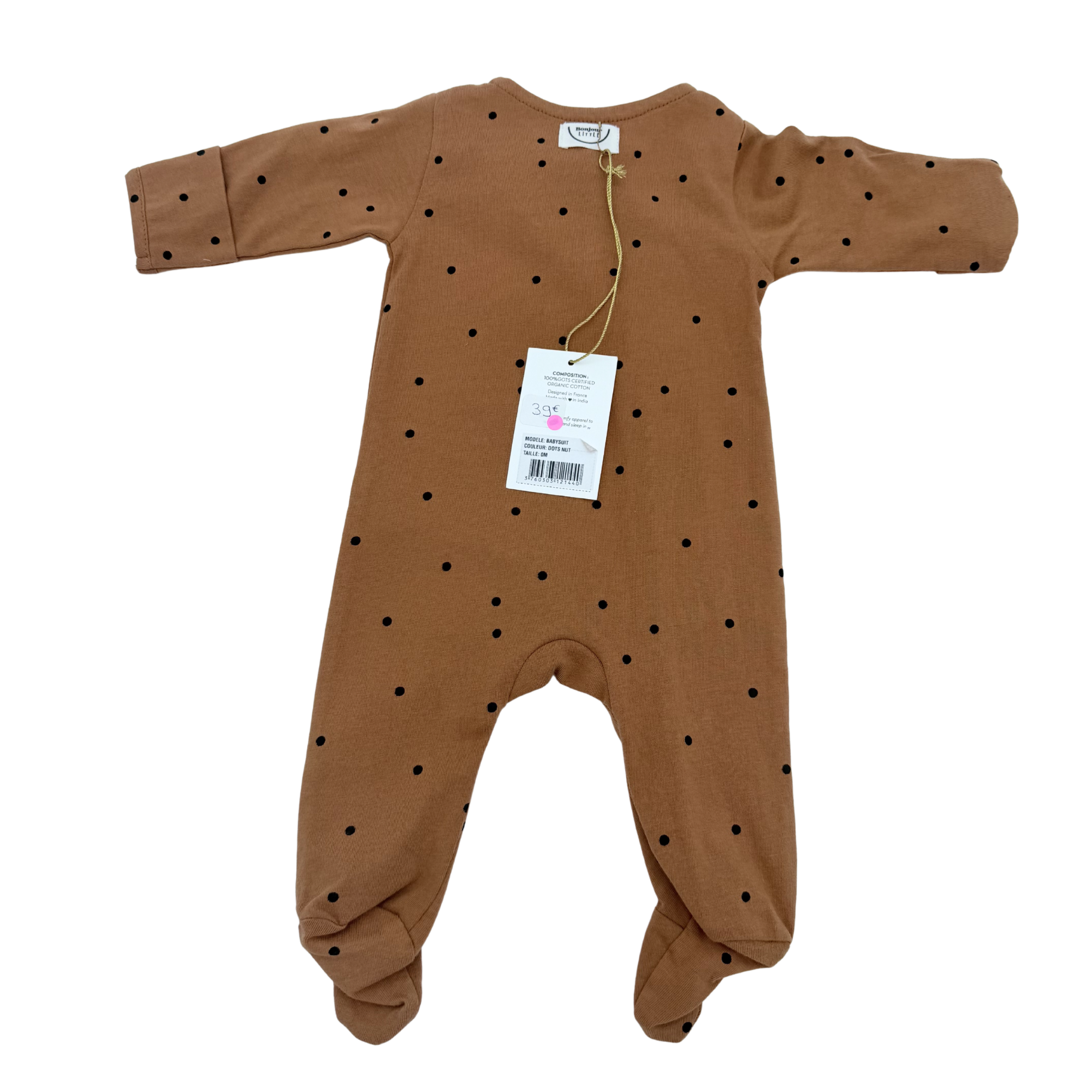 Pyjama bébé jersey Dots Nut — Naissance