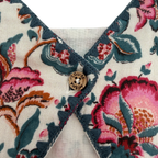 Robe sans manches fleurie — 6 mois