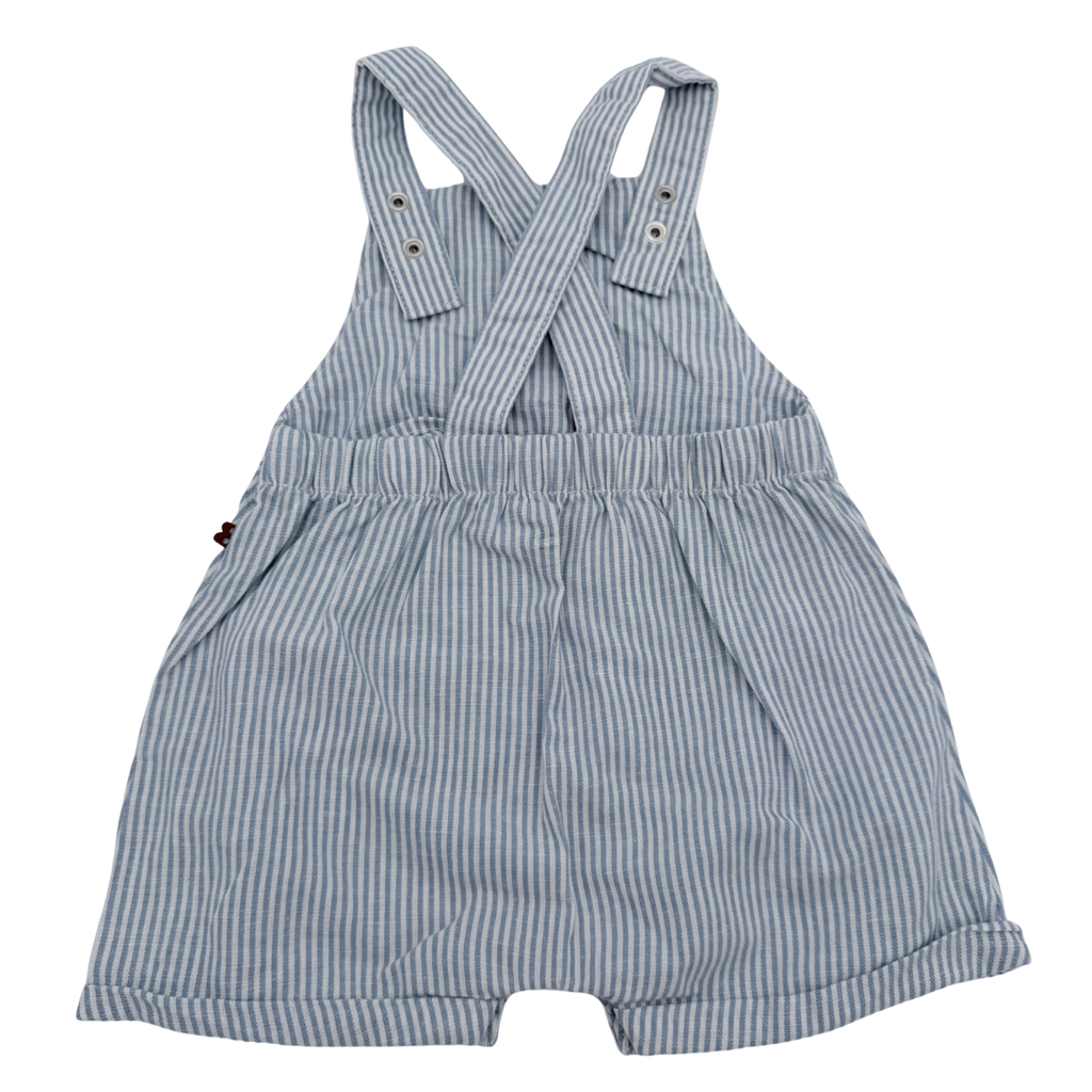 Ensemble salopette short - body - 6 mois