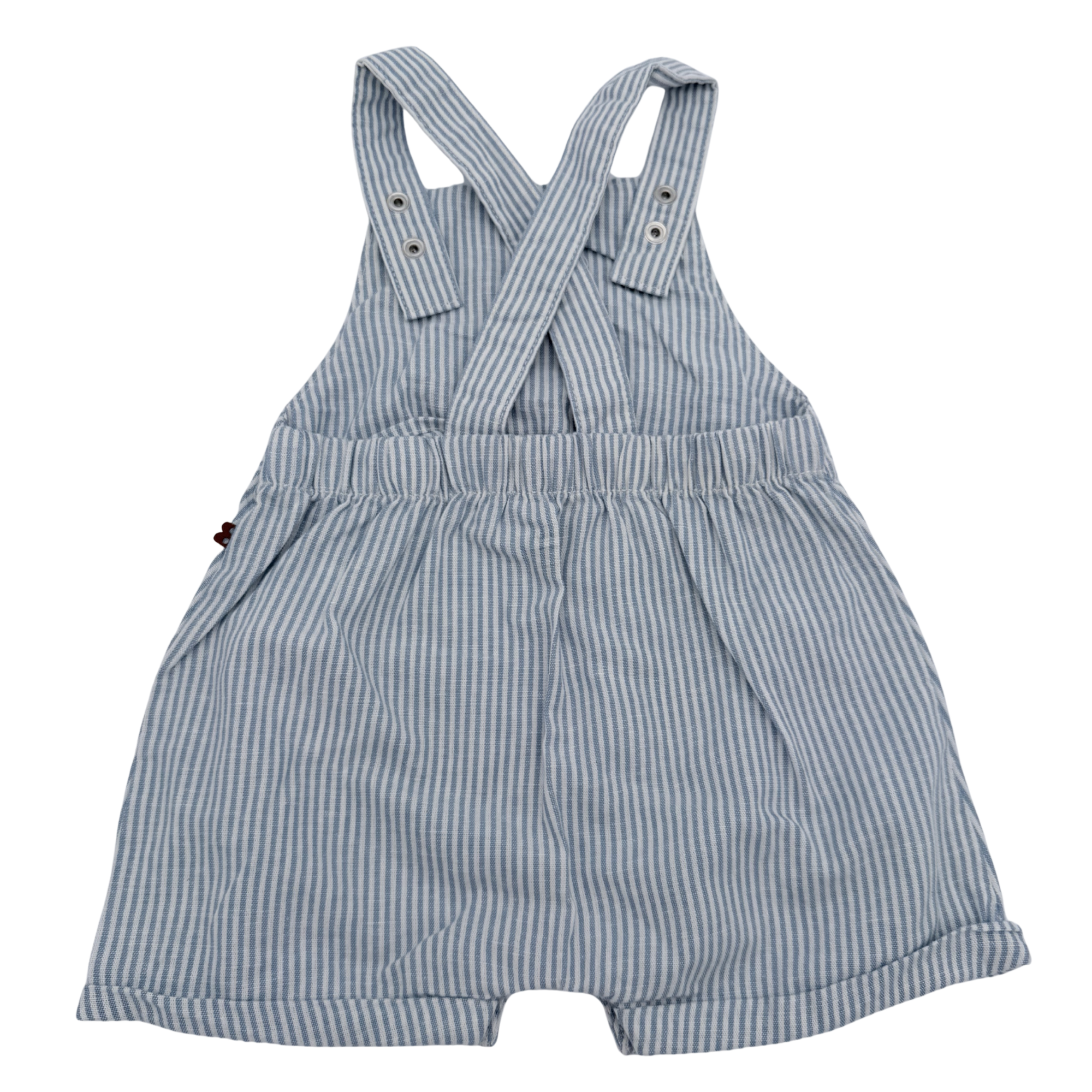 Ensemble salopette short - body - 6 mois