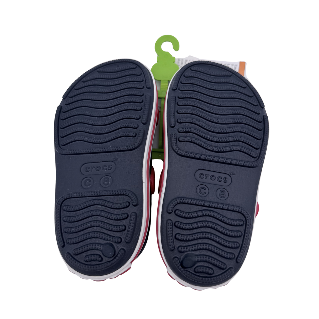 Sandales bébé bleu marine et rouge — 24-25