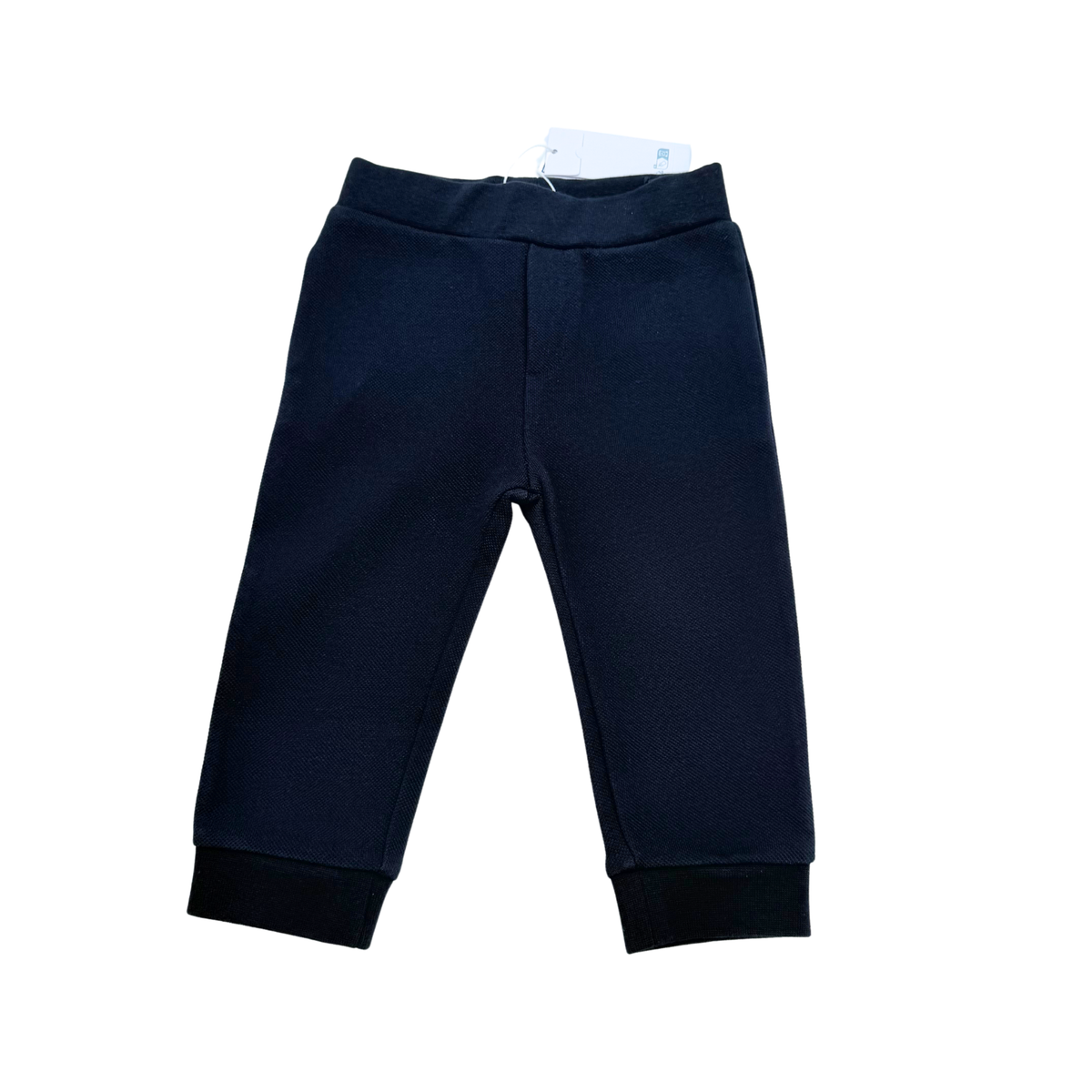 Pantalon de jogging piqué bleu marine - 12 mois