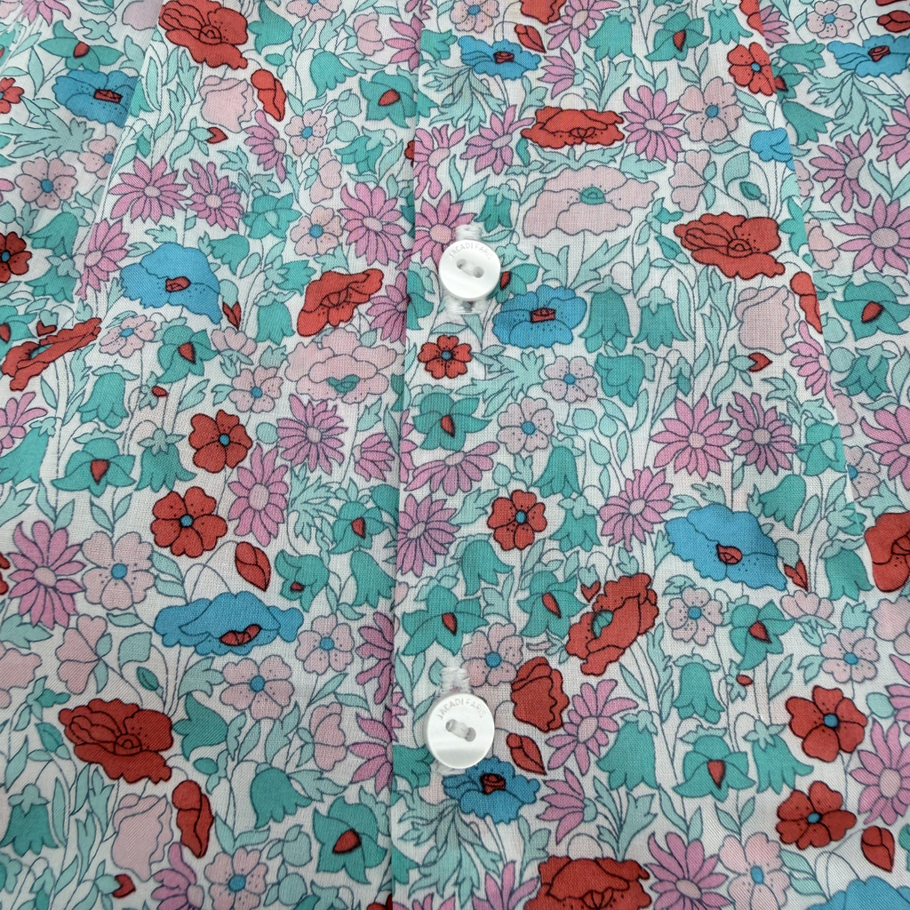 Blouse liberty à col volant — 12 mois