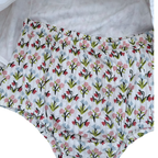 Robe fleurie avec bloomer assorti — 18 mois