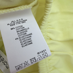 Robe fleurie blanche et bleu avec bloomer jaune — 6 mois