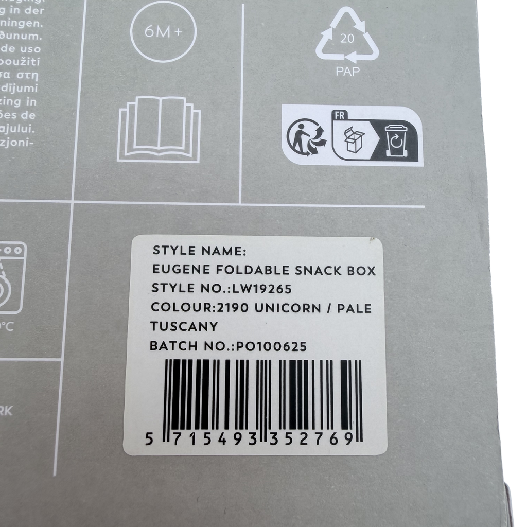 Boîte à snack silicone Licorne — Rose