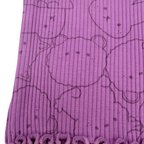 T-shirt côtelé violet à volants Miffy — 6-9 mois