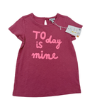 T-shirt rose “Today is mine” — 24-30 mois