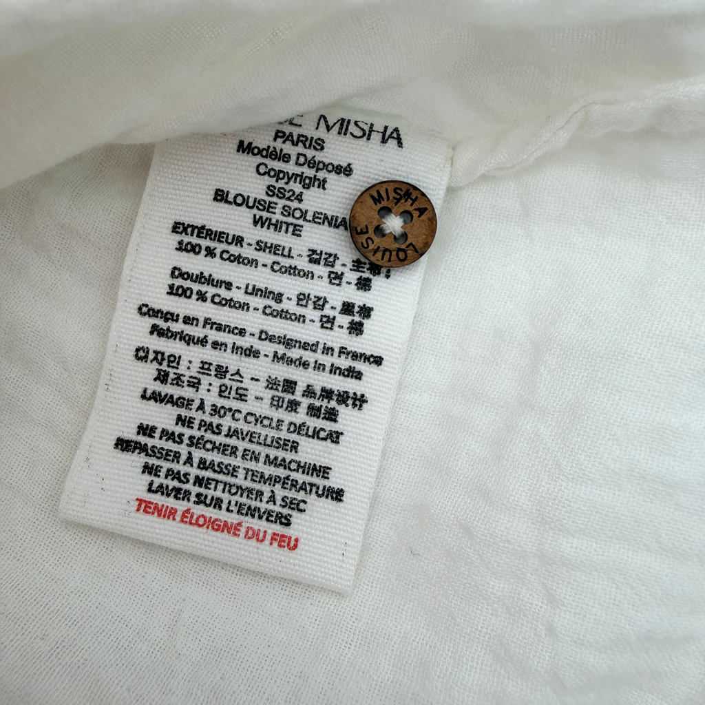 Blouse sans manches brodée — 6 mois