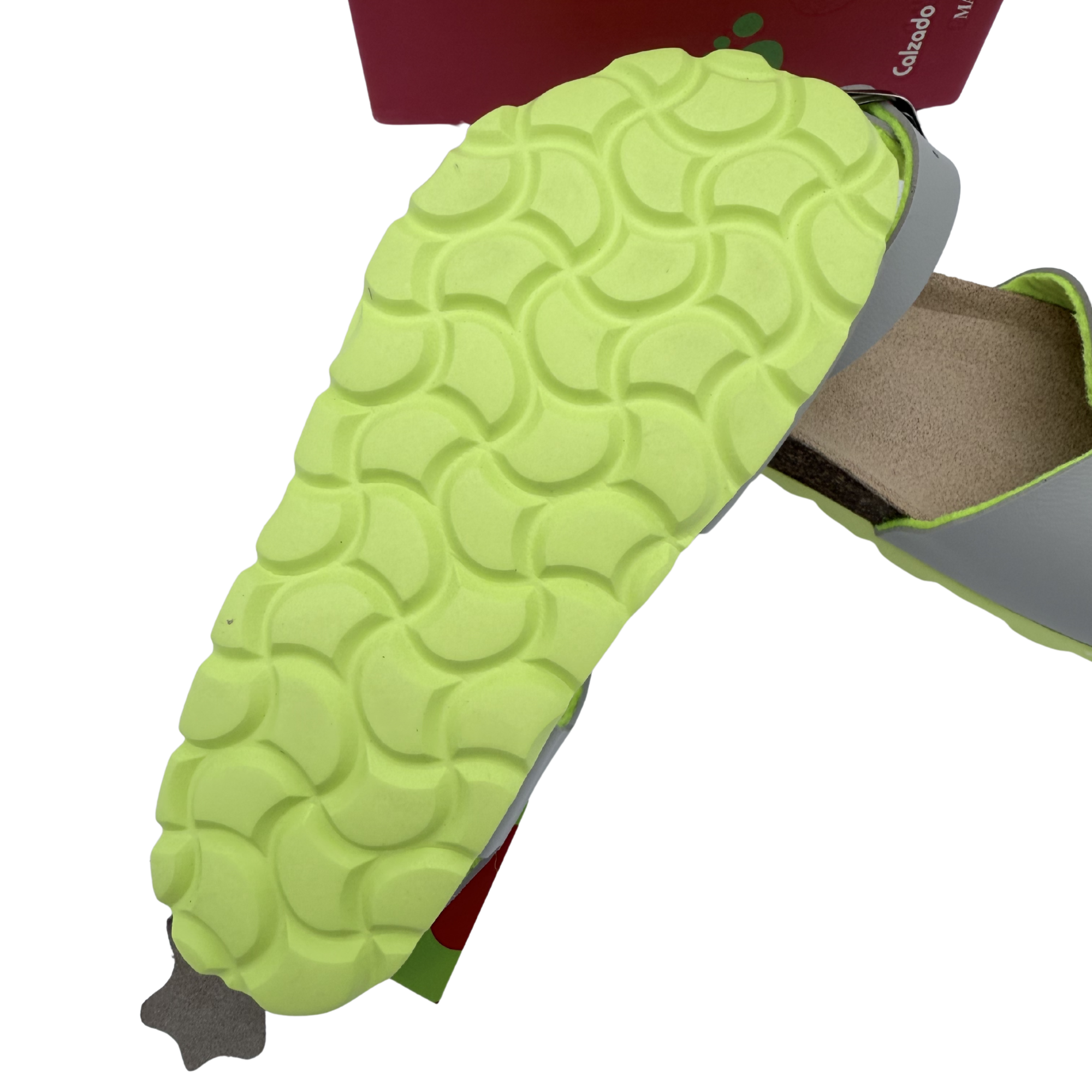 Sandales gris clair fluo — 25