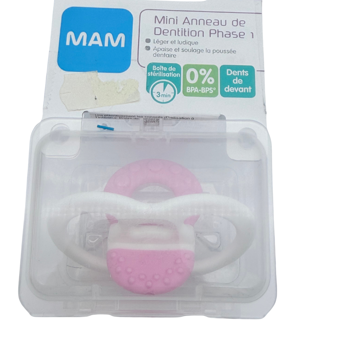 Mini anneau de dentition Phase 1 dès 2 mois