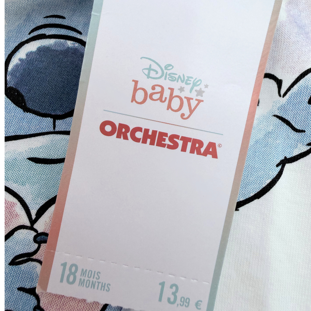 T-shirt manches longues Stitch — 18 mois