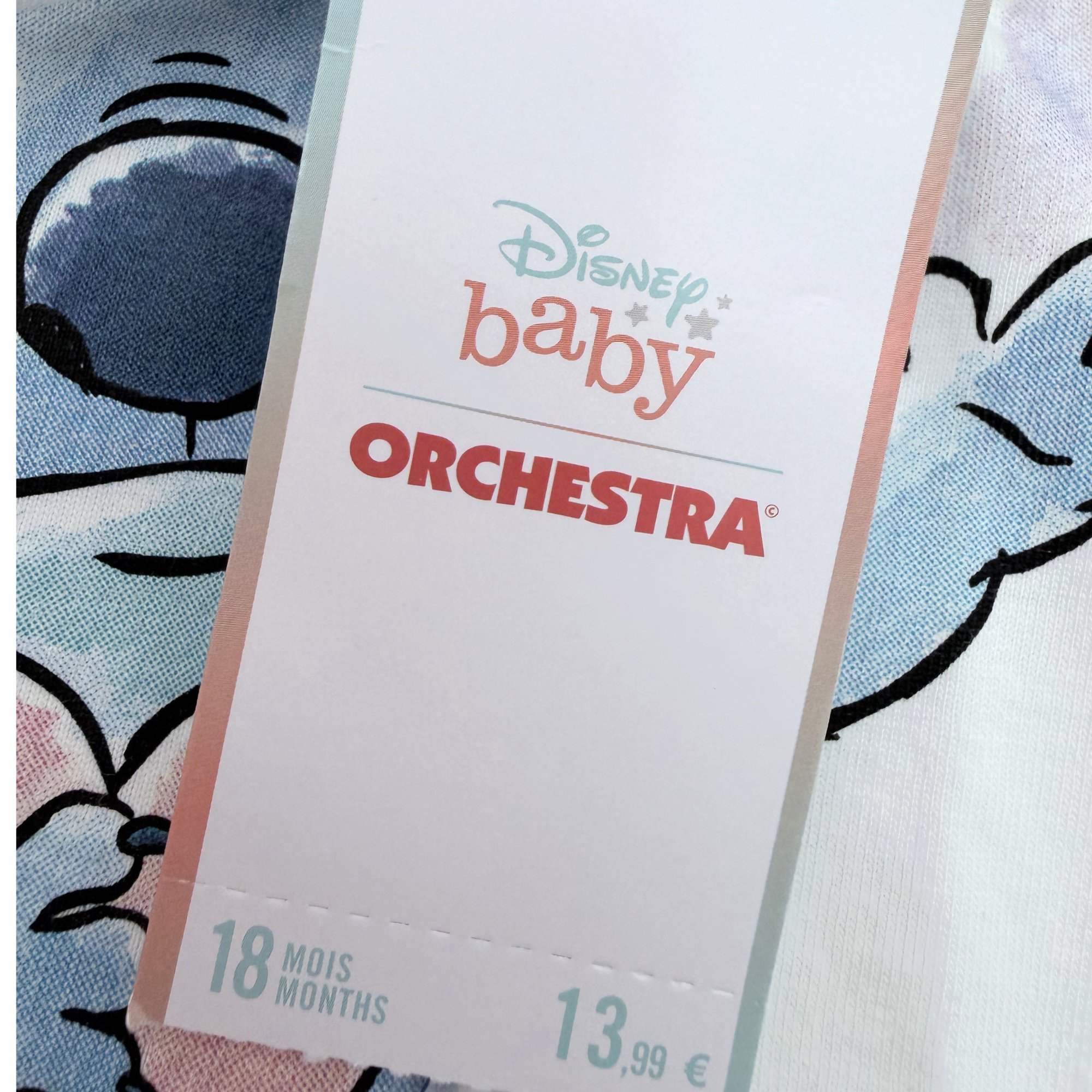 T-shirt manches longues Stitch — 18 mois