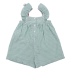 Combishort menthe et blanche - 24 mois