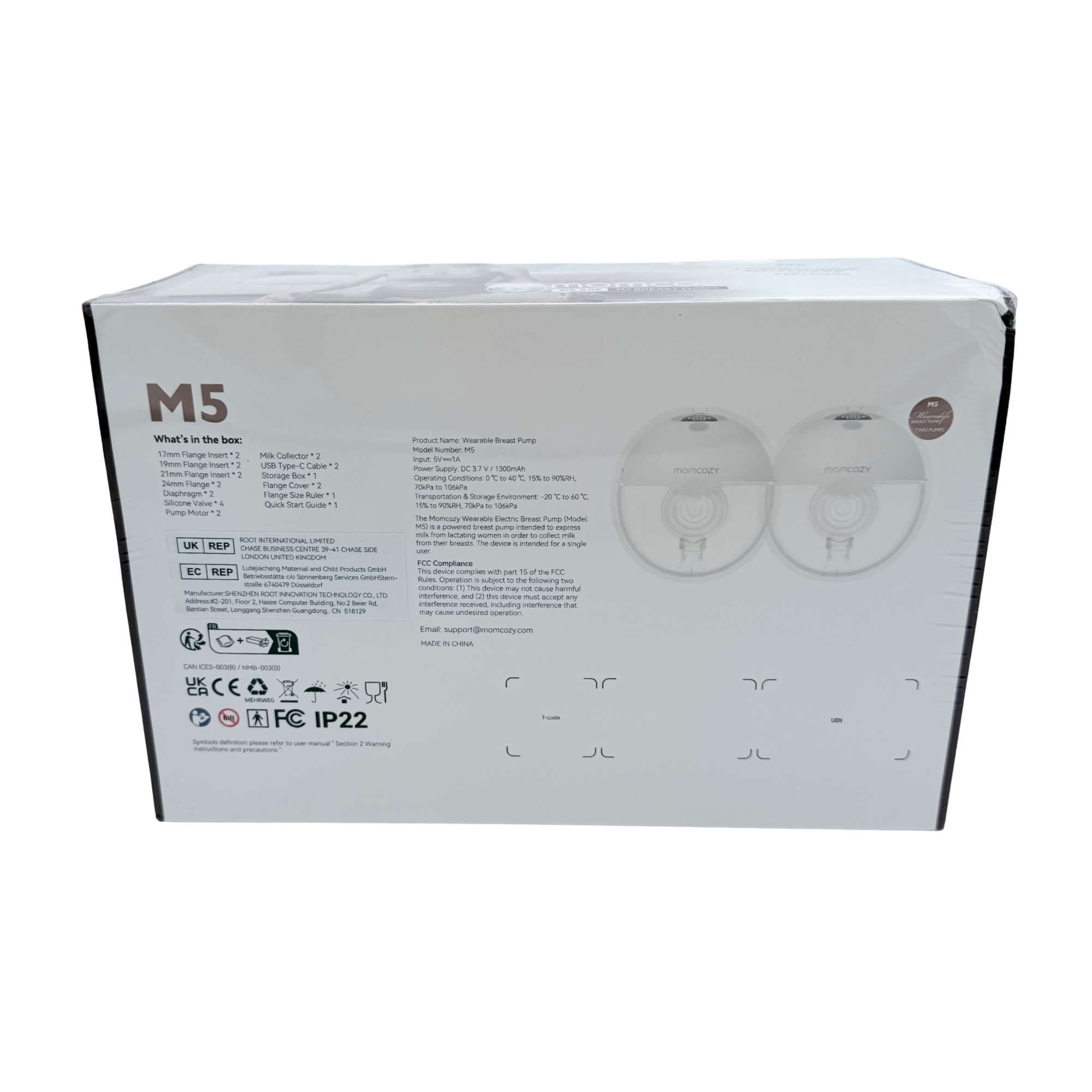 Tire-lait mains libres M5