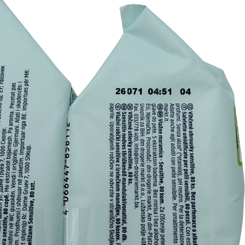 Lingettes sensitive — x160