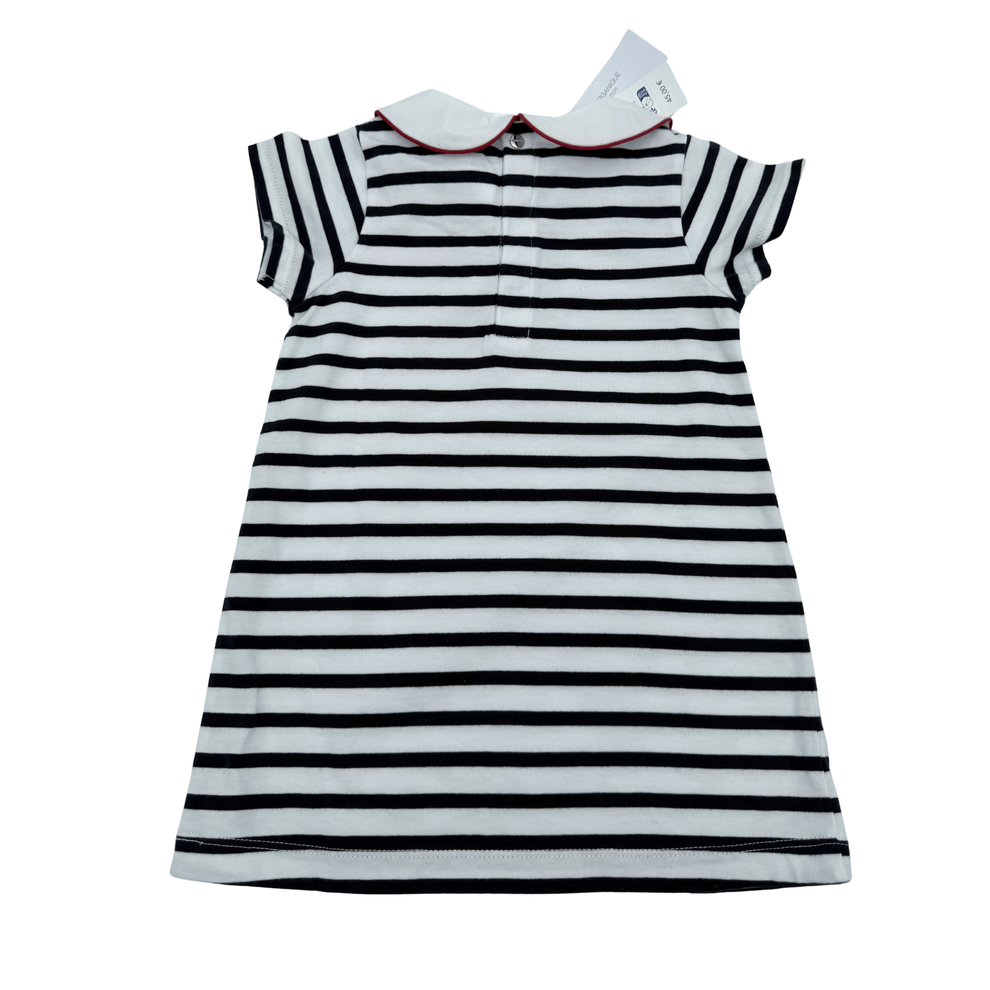 Robe marinière col Claudine — 24 mois