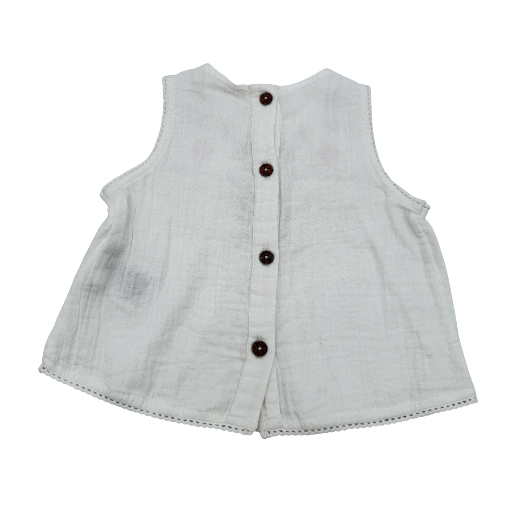 Blouse blanche — 12 mois