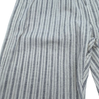 Pantalon enfant rayé en mélange de lin écru et bleu - 18-24 mois