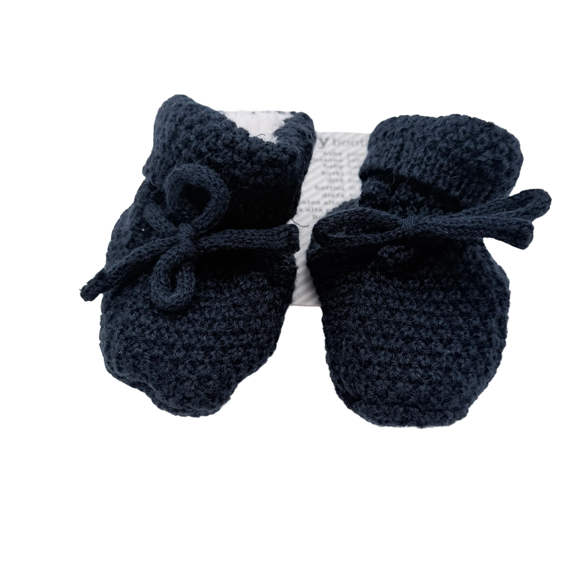 Chaussons montants bébé bleu marine doublés – 18/19