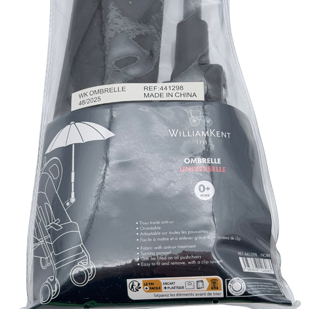 Ombrelle universelle noire pour poussette
