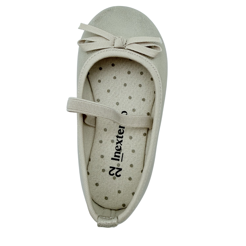 Ballerines dorées à nœud - 22