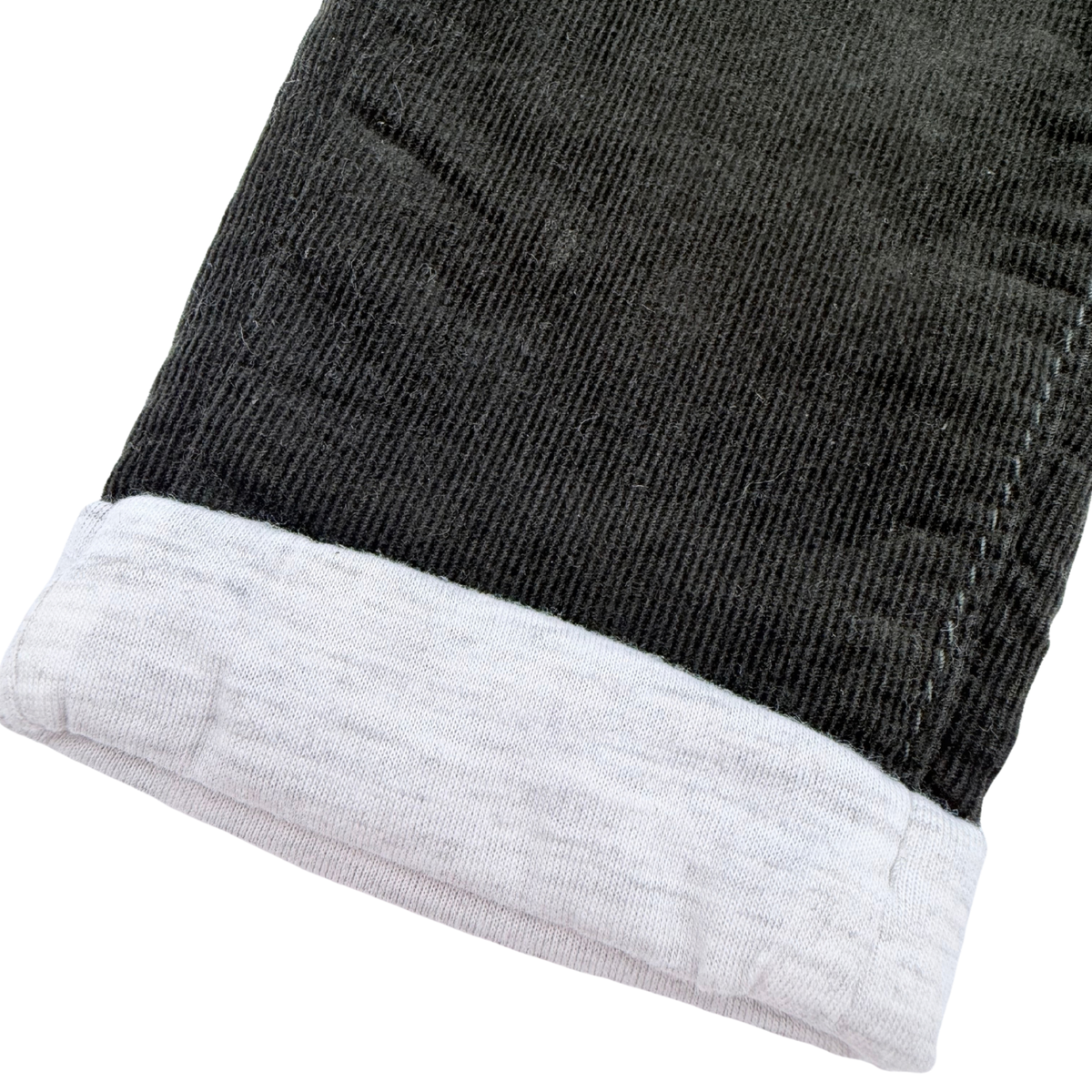 Pantalon bébé vert foncé en velours côtelé - 4-6 mois