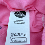 Lot de 2 shorts unis rose - 3 mois