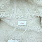 Veste bébé à capuche marron foncé doublée sherpa - 6 mois