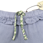 Pantalon enfant bleu léger brodé - 9 mois