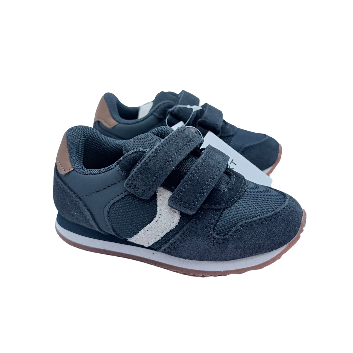 Baskets bleu marine à double scratch - 24